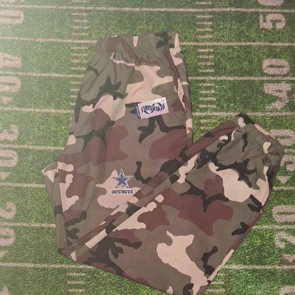 Dallas Cowboys Army Camo Men's Athletic Sweatpants Joggers NWT